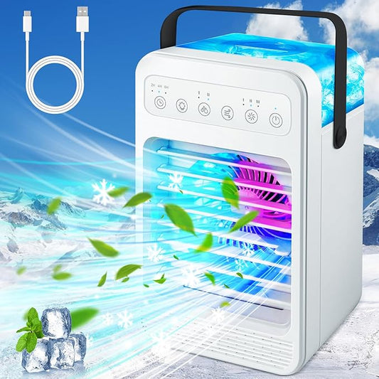 Portable Air Conditioner - Touch Screen Personal Evaporative Air Cooler