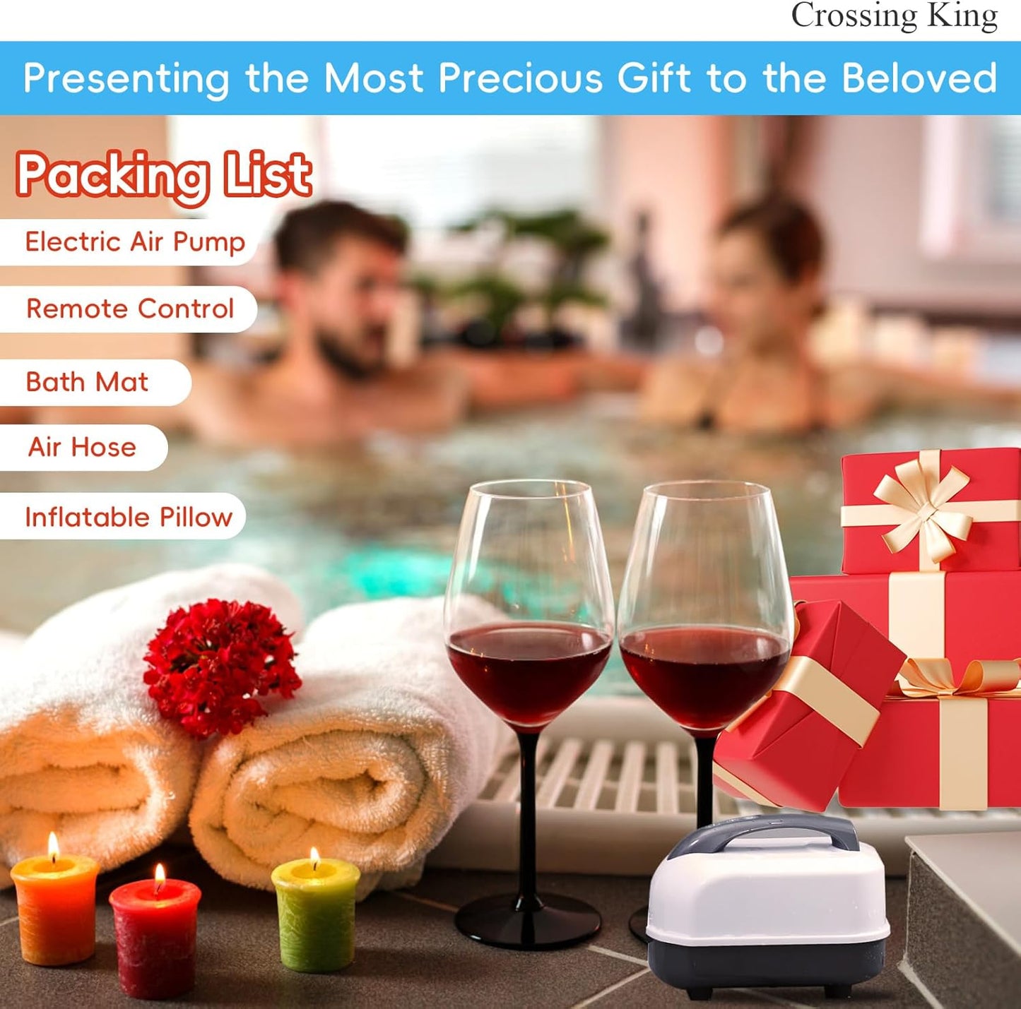 Bath Spa Massage Mat: Portable Bubble Bath Machine for Tub