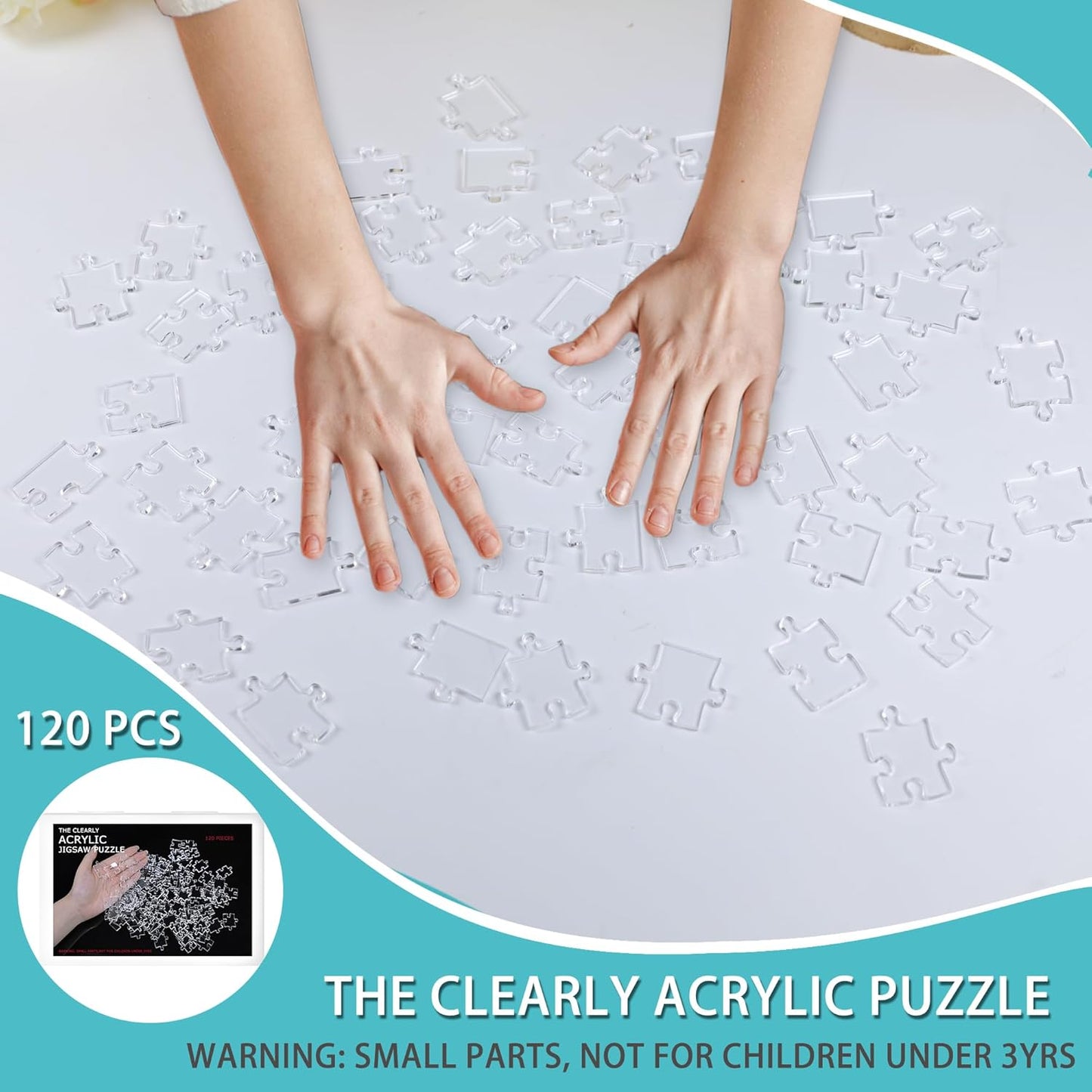 Acrylic Infinity Puzzle: Ultra-Challenging Brain Teaser