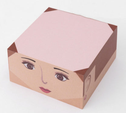 Balding sticky notes