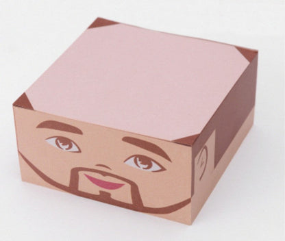 Balding sticky notes