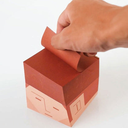 Balding sticky notes