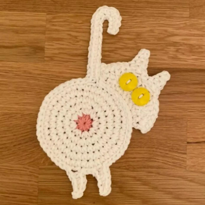 Cat Butt Coaster