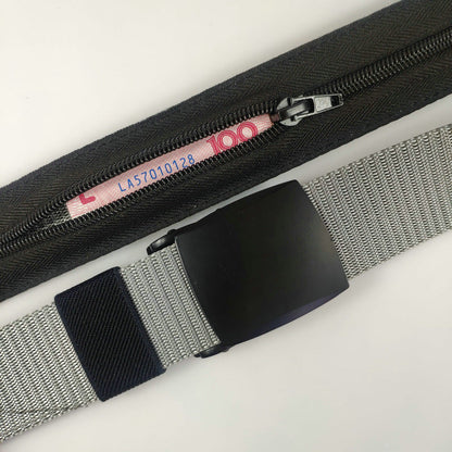 Belt w/ Hidden Zipper Pouch