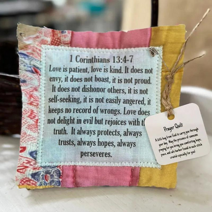 Prayer Quilt With Cross (Buy 2 Get 1 FREE)