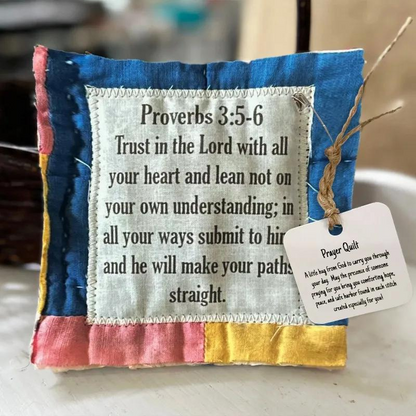 Prayer Quilt With Cross (Buy 2 Get 1 FREE)