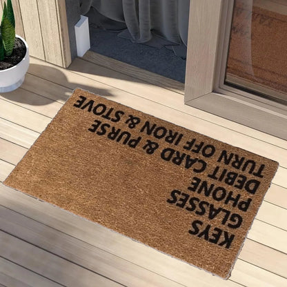 Funny Reminder Doormat