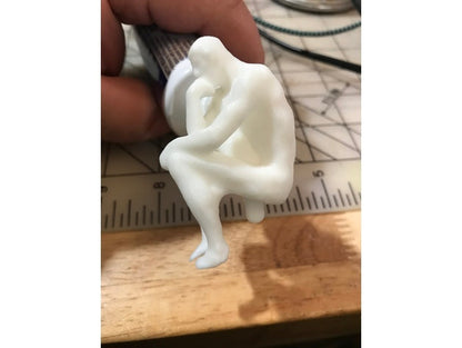 Thinking Man Pooper Toothpaste Topper