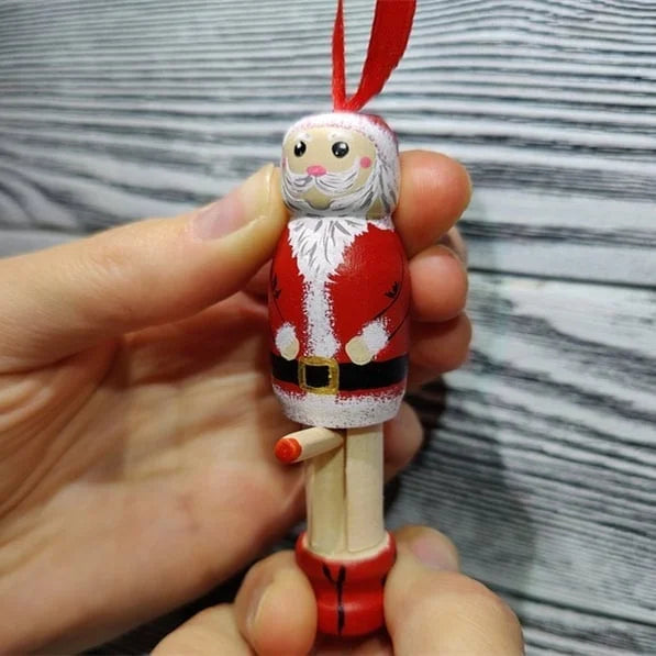 Bad Santa Xmas Ornament