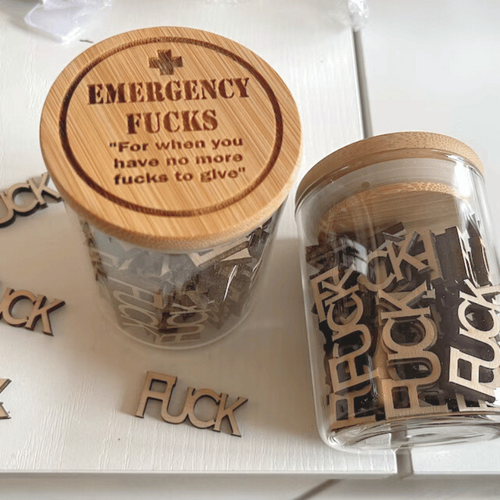 Jar of Emergency Fucks