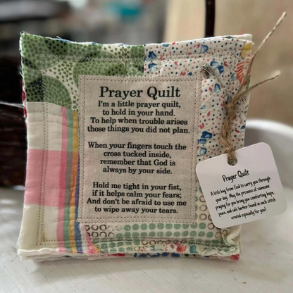 Prayer Quilt With Cross (Buy 2 Get 1 FREE)