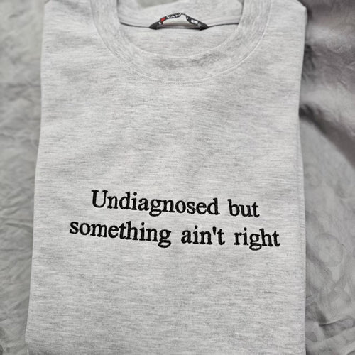 Undiagnosed Embroidered Sweatshirt (Unisex)