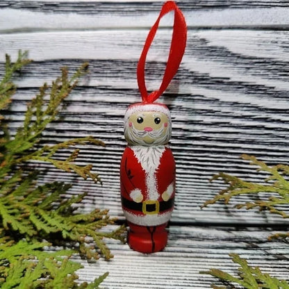 Bad Santa Xmas Ornament