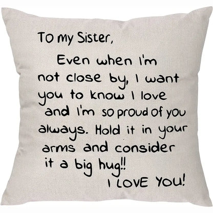 Sisters Pillow Cover