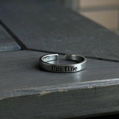 I’m fine ring