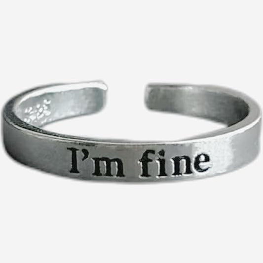 I’m fine ring
