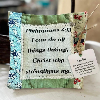 Prayer Quilt With Cross (Buy 2 Get 1 FREE)