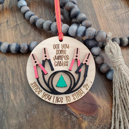 Got You Some Jumper Cables Christmas Ornament