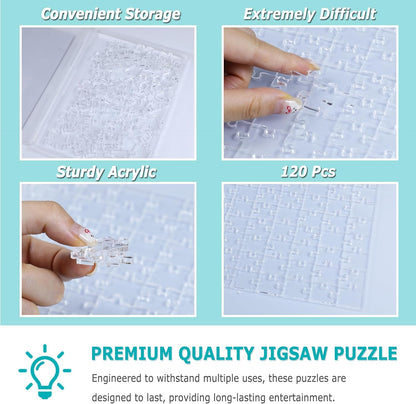 Acrylic Infinity Puzzle: Ultra-Challenging Brain Teaser
