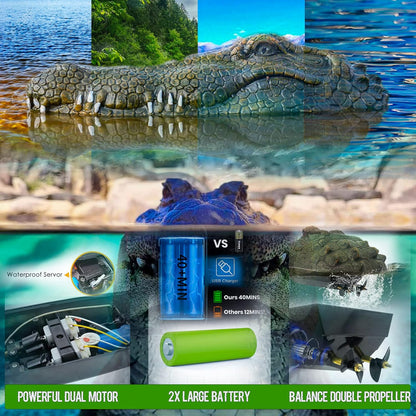 2.4 GHz Remote Control Alligator Head