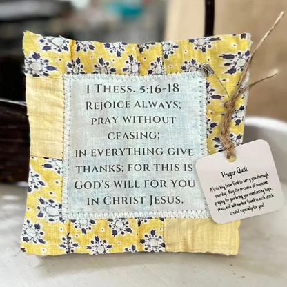 Prayer Quilt With Cross (Buy 2 Get 1 FREE)