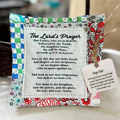 Prayer Quilt With Cross (Buy 2 Get 1 FREE)