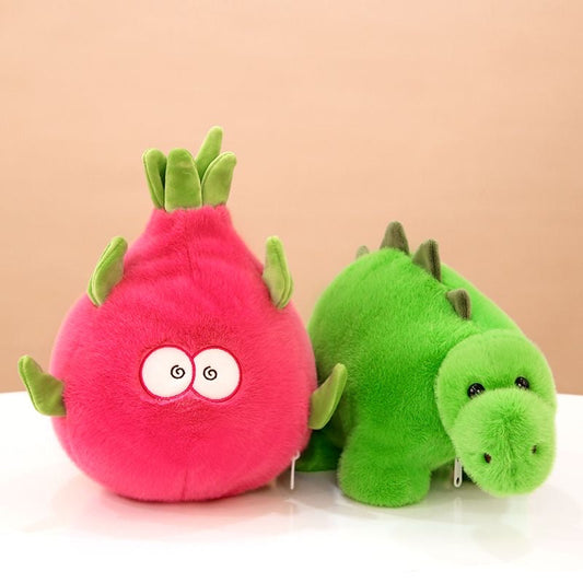 Peluche pitaya y dinosaurio 45cm