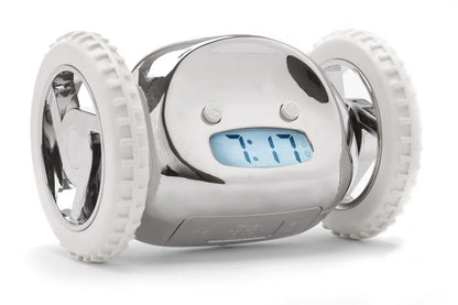 Rolling alarm clock