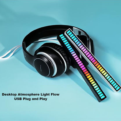 Voice-Activated Music Sync Atmosphere RGB LED Light Bar