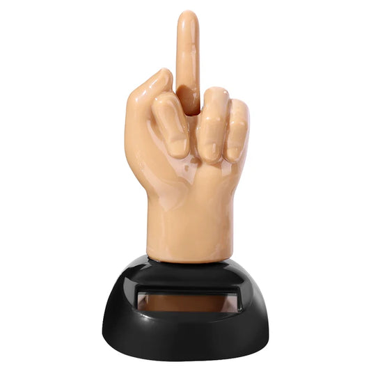 Sunny Side-Up: Solar Swivel Finger Figurine