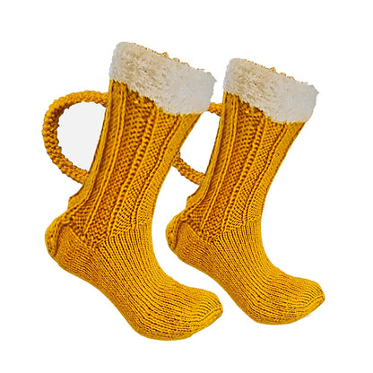 3D Beer Mug Socks