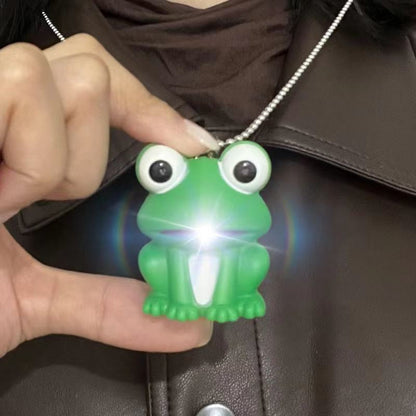 LED Light and Animal Keychain Pendant