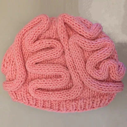 Knitted Brain Beanie