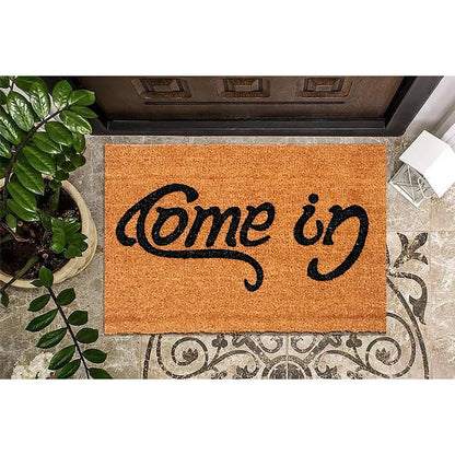 Modern Doormat Welcome-Go Away Come In Doormat