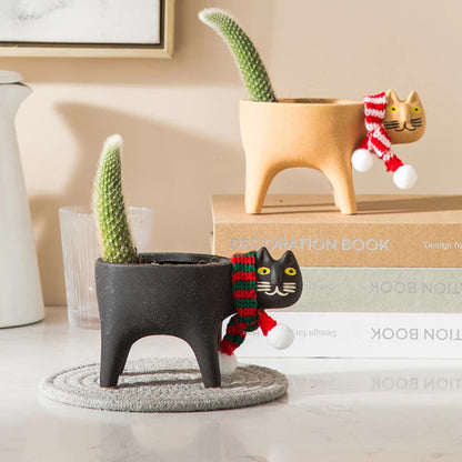 Cat Planter Pot