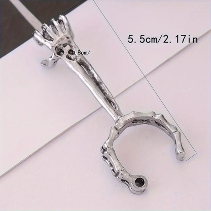 Hand Bone Cigarette Holder Ring