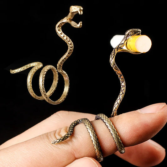 Serpentine Cigarette Holder Ring