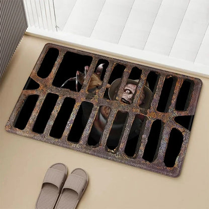 Scary 3D doormat