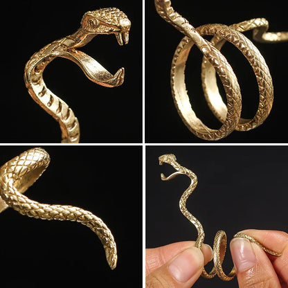 Serpentine Cigarette Holder Ring