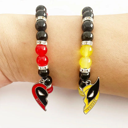 D P & W matching bracelets set