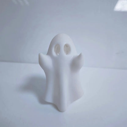 Ghost Figurine Light Up Ghost Vintage Decoration Resin Luminou Ghost Table Decor Middle Finger Ghost Statue Decor For Home Party