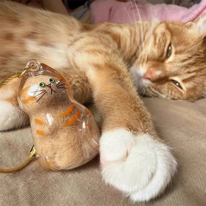 A Little Piece of You – Cat Fur Memorial Keychain