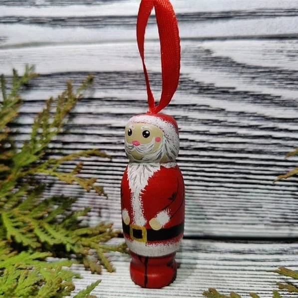 Bad Santa Xmas Ornament