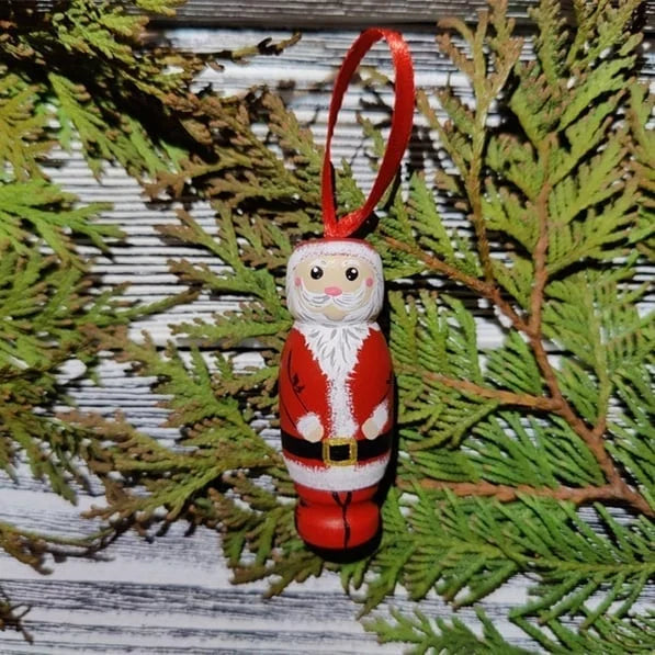 Bad Santa Xmas Ornament