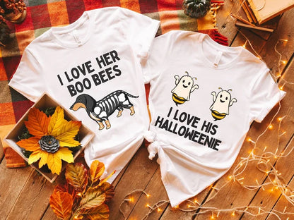 Spooky Couple Halloween Shirts