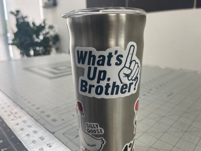 What's Up Brother Stickers (3 pack)