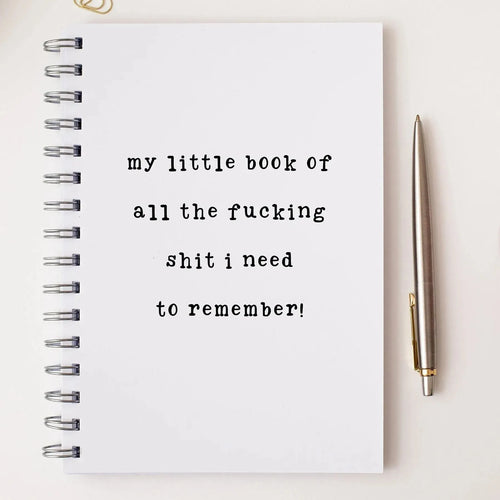 Funny Forgetful Notebook