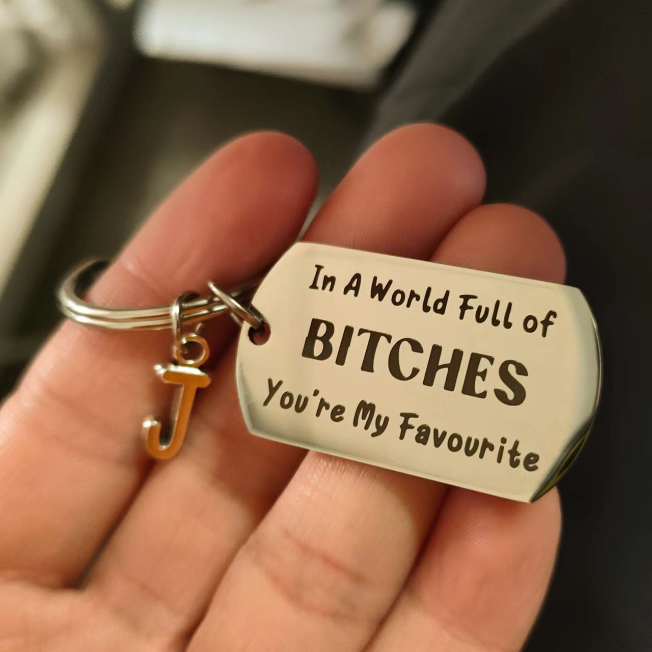 Letter Keychain