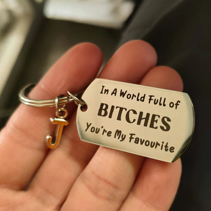 Letter Keychain