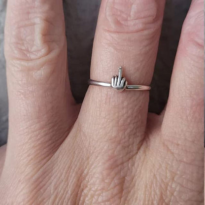 Middle Finger Ring